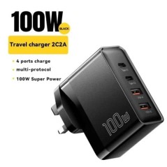 Essager 100 W GaN USB Type C Caricabatterie PD QC Quick Charge 4.0 3.0 Type C Ricarica Rapida iPhone 14 13 12 Xiaomi Macbookon