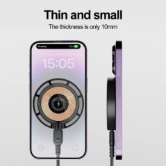 30 W mágneses vezeték nélküli töltő iPhone 15 14 13 12 Pro Max gyors vezeték nélküli töltőpad Ultra vékony telefontöltő tartó ál