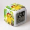 Pokemon Pikachu LED világító riasztók gyerekeknek Hálószoba dekoráció Gyerekek Digitális Glowings Ébresztőóra Asztali dekoráció 