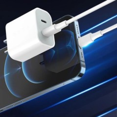 40 W USB C töltő Gyorstöltő Dual PD töltő C típusú gyorstöltő adapter iPhone Xiaomi Samsung Huawei telefonhoz