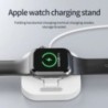 Összecsukható mini mágneses vezeték nélküli töltő Apple Watch sorozathoz 8 7 6 5 4 SE 3 2 iWatch Type C vezeték nélküli töltő Ap