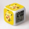 Pokemon Pikachu LED világító riasztók gyerekeknek Hálószoba dekoráció Gyerekek Digitális Glowings Ébresztőóra Asztali dekoráció 