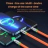 6A 120W 3in1 2in1 USB gyorstöltő kábel iPhone 14 Micro USB Type-C 8 tűs töltőkábel Huawei Samsung Xiaomi vezetékes kábelhez