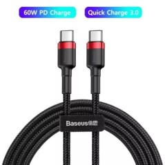 Baseus 100 W USB C – USB Type C kábel iPhone 15 Plus Pro max USB C PD gyorstöltő kábelhez USB-C Type-c kábel Macbook Prohoz