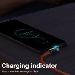 120W 7A gyorstöltés C típusú kábel forgó könyökkábel játékhoz Xiaomi Samsung telefontöltőhöz folyékony szilikon USB C kábel