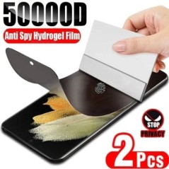 2db Anti-Spy Hydroge Film képernyővédő fólia Samsung Galaxy S22 S21 S20 S23 Ultra Samsung Galaxy S9 Plus Note 10 20 filmhez