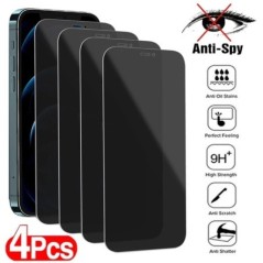 4db Privacy képernyővédő fólia iPhone 15 14 13 12 11 Pro Max Mini Anti Spy edzett üveghez iPhone 7 8 Plus SE X XR XS MAX készülé