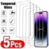 5db Edzett üveg iPhone 15 14 13 12 11 Pro Max képernyővédő fólia iPhone 12Mini 13Mini 7 8 Plus SE X XS XR 14Pro Glass készülékhe