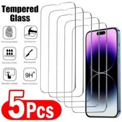 5db Edzett üveg iPhone 15 14 13 12 11 Pro Max képernyővédő fólia iPhone 12Mini 13Mini 7 8 Plus SE X XS XR 14Pro Glass készülékhe