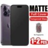 1/2 db matt edzett üveg iPhone 15 14 12 11 13 Pro Max matt képernyővédő fóliák iPhone 11 12 13 14 15 Plus üvegfilterhez