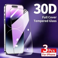 3 DB teljes fedésű edzett üveg iphone-hoz 14 13 12 11 Pro Max képernyővédő fólia Védőüveg X XR XS Max 7 8 Plus üvegen