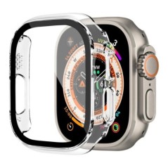 Borító Apple Watch Ultra Case 49mm Tartozékok PC Ütésálló lökhárító+edzett üveg képernyővédő fólia iwatch Series Ultra 2