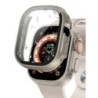 Borító Apple Watch Ultra Case 49mm Tartozékok PC Ütésálló lökhárító+edzett üveg képernyővédő fólia iwatch Series Ultra 2