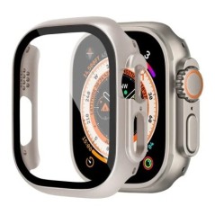 Borító Apple Watch Ultra Case 49mm Tartozékok PC Ütésálló lökhárító+edzett üveg képernyővédő fólia iwatch Series Ultra 2