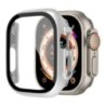 Borító Apple Watch Ultra Case 49mm Tartozékok PC Ütésálló lökhárító+edzett üveg képernyővédő fólia iwatch Series Ultra 2