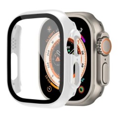 Borító Apple Watch Ultra Case 49mm Tartozékok PC Ütésálló lökhárító+edzett üveg képernyővédő fólia iwatch Series Ultra 2