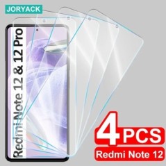 4 DB képernyővédő fólia edzett üveg Xiaomi Redmi Note 12 Turbo 12 4G 11 Pro 10 10S 11S Glass Redmi Note 9 Pro 9s 8 7 Pro 8T kész