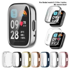 TPU puha szilikon toküveg Redmi Watch 3 Active 3 Lite Smart Watchband képernyővédő fólia Xiaomi Redmi Watch 3 készülékhez