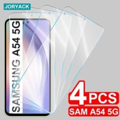 4 DB képernyővédő fólia edzett üveg Samsung Galaxy A54 A24 A34 A23 A33 A52 A52S A53 A73 A72 A51 A71 A42 védőüveghez