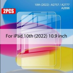 2 db edzett üveg képernyővédő fólia Apple Ipad Air 5 4 2022 Pro 11 2018 9,7 hüvelykes Ipad 10.2 6. 5. generációs edzett fóliához