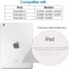 9H edzett üveg képernyővédő fólia iPad 2017 2018 9.7 Air 1 2 Pro 11 10.5 10.2 2019 Mini 2 3 4 5 buborékmentes védőfólia készülék