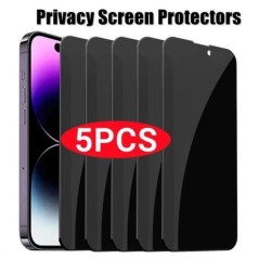 5db Privacy képernyővédő fólia iPhone 11 15 PRO X XR XS MAX kémellenes edzett üveg iPhone 13 14 Pro Max 12 Mini 7 8 Plus készülé