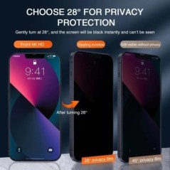 5db Privacy képernyővédő fólia iPhone 11 15 PRO X XR XS MAX kémellenes edzett üveg iPhone 13 14 Pro Max 12 Mini 7 8 Plus készülé