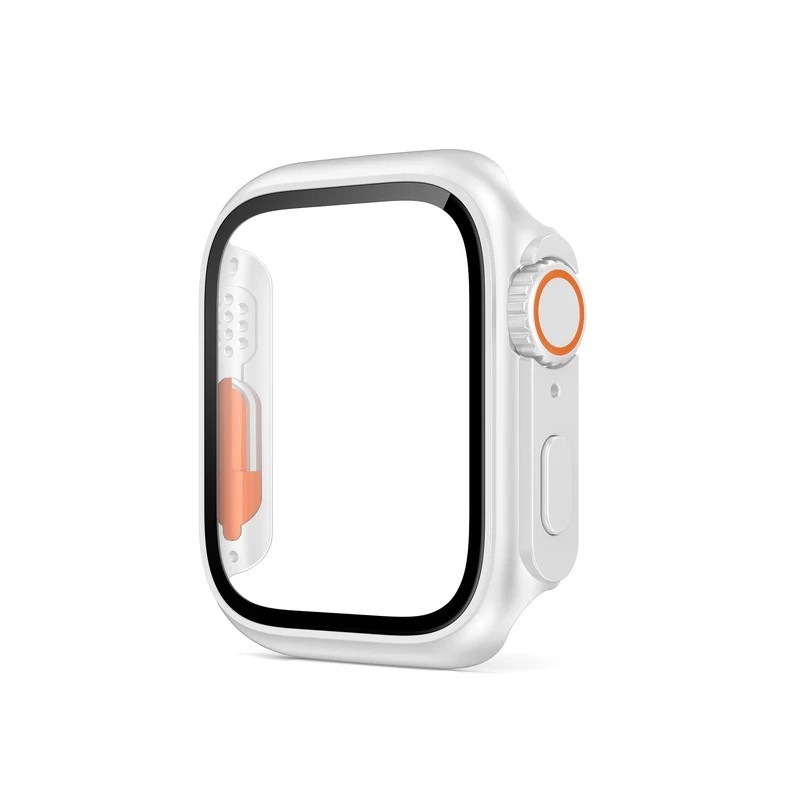 Üveg+tok Apple Watchhoz 44mm 45mm 41mm 40mm 42mm 38mm képernyővédő fólia csere Ultra lökhárító iWatch Series 8 7 SE 6 5 3