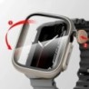 Üveg+tok Apple Watchhoz 44mm 45mm 41mm 40mm 42mm 38mm képernyővédő fólia csere Ultra lökhárító iWatch Series 8 7 SE 6 5 3