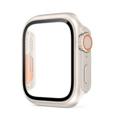 Üveg+tok Apple Watchhoz 44mm 45mm 41mm 40mm 42mm 38mm képernyővédő fólia csere Ultra lökhárító iWatch Series 8 7 SE 6 5 3