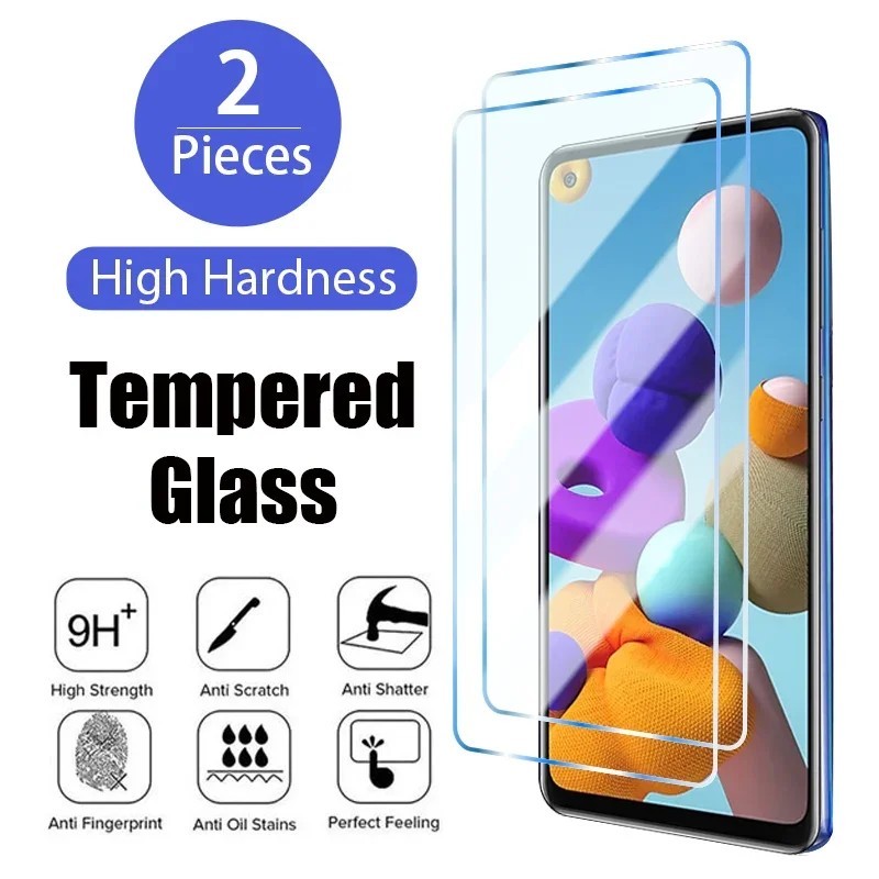 2 DB Edzett üveg Samsung Galaxy A13 A52S A32 A22 5G képernyővédő fólia Samsung A21S A52 A51 A50 A72 A71 A70 A11 Glass készülékhe