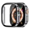 Képernyővédő fólia Apple Watch Case Ultra 2 49mm tartozékokhoz Borító Edzett üveg iWatch series 9 8 SE 7 4 45mm 41mm 44mm 40mm