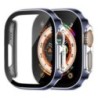 Képernyővédő fólia Apple Watch Case Ultra 2 49mm tartozékokhoz Borító Edzett üveg iWatch series 9 8 SE 7 4 45mm 41mm 44mm 40mm