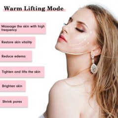 EMS Arcmasszírozó LED Fényterápia Sonic Ion Vibrációs Bőrfeszesítő Arc Lifting Anti Wrinkle Beauty Device Bőrápoló eszköz