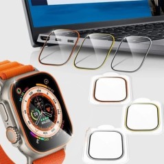 Edzett üveg Apple Watch Ultra 49mm HD képernyővédő fólia karcálló fólia sorozat 49 mm intelligens iwatch szíj Kiegészítők