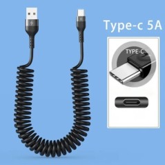 3 az 1-ben 66 W-os gyorstöltő kábel C típusú kábel Micro USB kábel iPhone töltőkábel Samsung Xiaomi Huawei töltőkábelhez