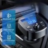 Autós Mp3 lejátszó Dupla USB gyorstöltő Fm Bluetooth vevő Bluetooth kompatibilis 5.0 Fm adó USB flash meghajtó csatlakozó autós 