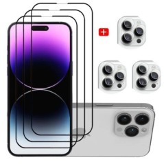 Pelicula, IPhone 15 14 Pro Max iPhonhoz 15 13 12 11 Pro Edzett üveg iPhone14 Promax Képernyővédő Fólia iPhone13 Mini Cristal tem