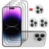 Pelicula, IPhone 15 14 Pro Max iPhonhoz 15 13 12 11 Pro Edzett üveg iPhone14 Promax Képernyővédő Fólia iPhone13 Mini Cristal tem