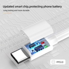 Eredeti Xiaomi 6A USB Type C kábel töltő 120w Turbo Tipo gyorstöltés Mi 13 12 11 10 Pro ultra Poco x3 Redmi Note K50 40