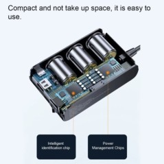 Autós töltők 128W PD+QC3.0 gyorstöltő adapter 3 aljzatos tápelosztó 12-24V 4 USB porttal Feszültség kijelző be-ki kapcsoló