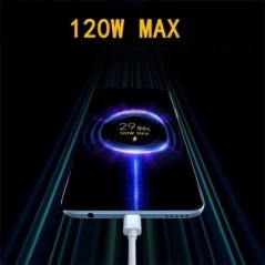 120 W-os töltőkábel USB Type C 6A Xiaomi Mix4 Mix Fold 10 11 Ultra Redmi Note 9 10 Pro K40 Poco X3 F3 GT Alpha 50W-hoz