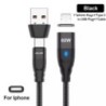 USLION 60W PD gyorstöltőkábel USB C-C típusú mikromágneses adatkábel 3A USB-kábel iPhone 13 Macbookhoz Huawei Samsung S22