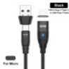 USLION 60W PD gyorstöltőkábel USB C-C típusú mikromágneses adatkábel 3A USB-kábel iPhone 13 Macbookhoz Huawei Samsung S22