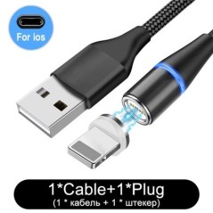 5A mágneses USB Type C kábel SFC Huaweihez 3A gyorstöltés iPhone Xiaomi Samsung OPPO Microusb mágneses USB kábel androidhoz