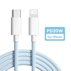 4 színű PD 20 W-os USB-kábel iPhone 14 13 12 Pro Max 11 iPad Mini Type C-hez Gyorstöltés USB C adatkábel 1M 2M