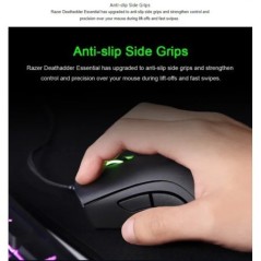 Razer Deathadder Essential szabványos verzió vezetékes játékegér 6400DPI optikai érzékelő 5 független gombos laptop egér