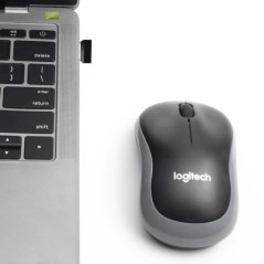 Logitech M185 vezeték nélküli egér 2,4 GHz-es USB 1000DPI 3 gombos, csendes játékhoz használható optikai navigációs egerek PC-he