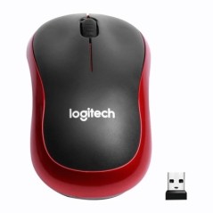 Logitech M185 vezeték nélküli egér 2,4 GHz-es USB 1000DPI 3 gombos, csendes játékhoz használható optikai navigációs egerek PC-he