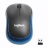 Logitech M185 vezeték nélküli egér 2,4 GHz-es USB 1000DPI 3 gombos, csendes játékhoz használható optikai navigációs egerek PC-he